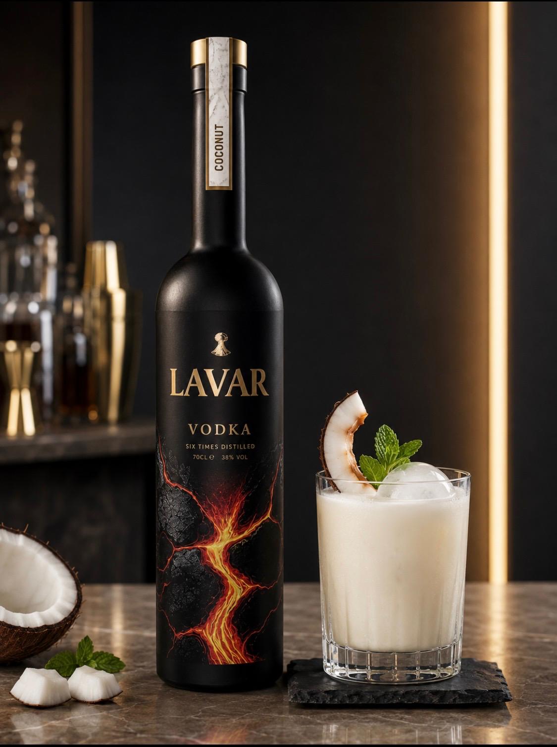 Lavar Premium Vodka - 70cl Coconut vodka